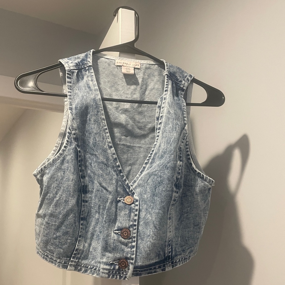 Sincerely Jules Denim Vest